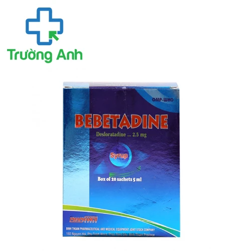 Bebetadine - Thuốc điều trị dị ứng hiệu quả của Phapharco