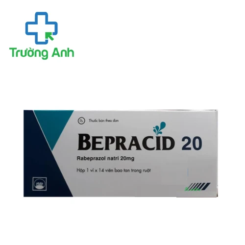 Bepracid 20mg Pymepharco - Thuốc điều trị loét dạ dày, tá tràng