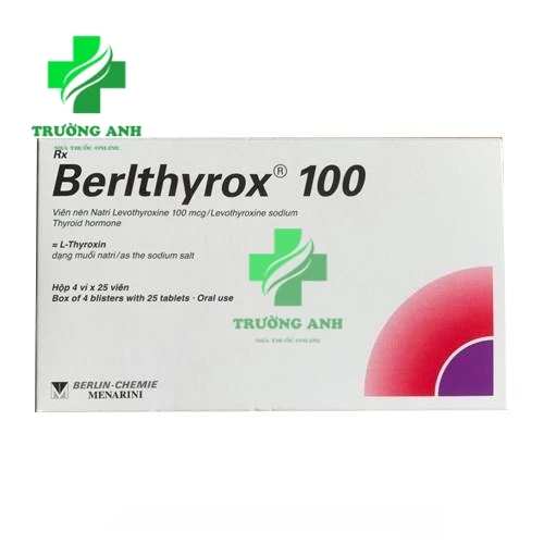 Berlthyrox 100 - Thuốc điều trị suy tuyến giáp của Đức