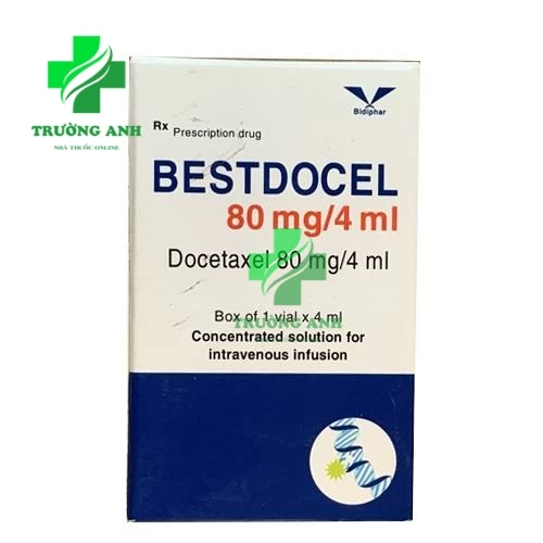 Bestdocel 80mg/4ml Bidiphar - Giúp điều trị ung thư vú và một số loại ung thư khác