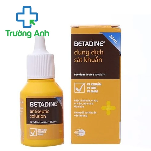 Betadine Antiseptic Solution 30ml - Dung dịch sát khuẩn