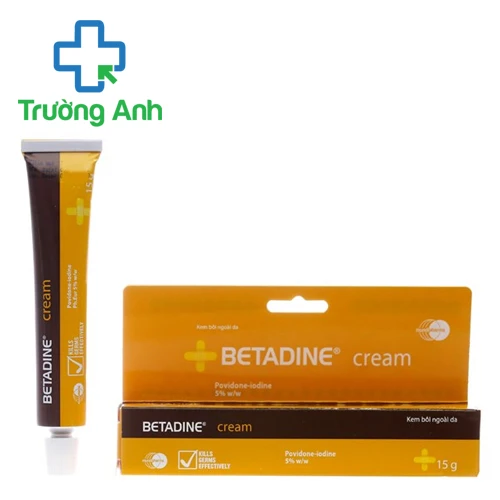Betadine Cream 5% - Kem bôi da ngừa nhiễm khuẩn của Mundipharma