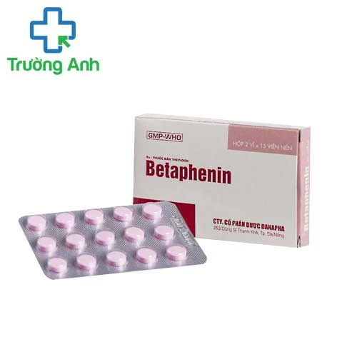 Betaphenin (vỉ) - Điều trị dị ứng, viêm da, viêm mắt của Danapha