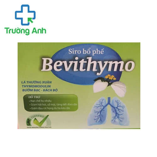 Siro bổ phế Bevithymo Herbitech - Giảm ho, hắt hơi, sổ mũi