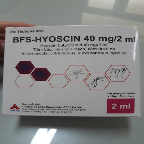 BFS-Hyoscin 40mg/2ml - Thuốc điều trị co thắt đường tiêu hóa