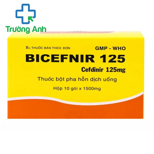 BICEFNIR 125 - Thuốc điều trị nhiễm khuẩn thể nhẹ và vừa hiệu quả của Vidipha