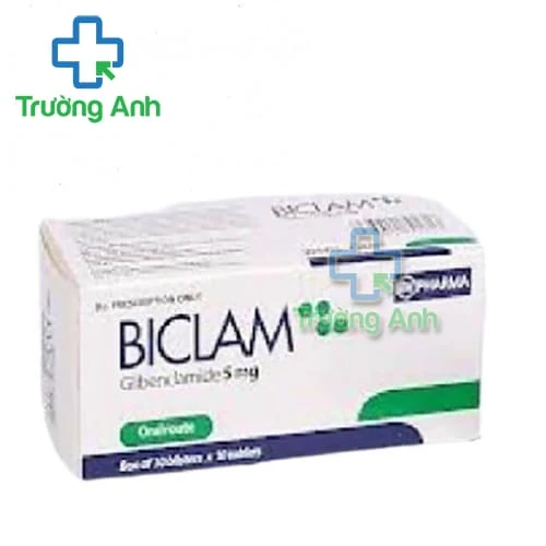 Biclam 5 BV Pharma - Thuốc điều trị bệnh đái tháo đường hiệu quả