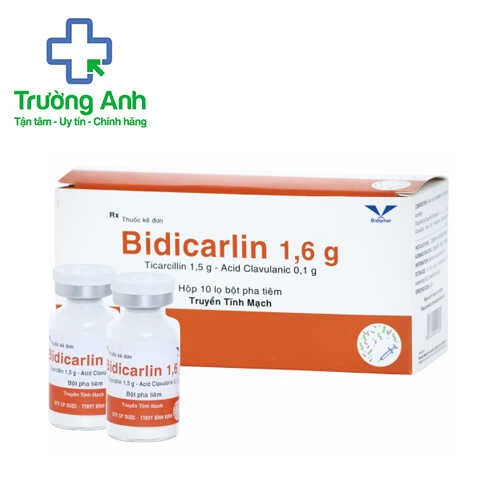 Bidicarlin 1,6g - Thuốc điều trị các bệnh nhiễm trùng nặng