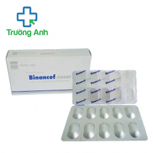 Binancef-500 DT - Thuốc điều trị nhiễm khuẩn đường tiết niệu