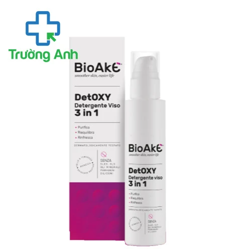 BioAke Detoxy Detergente Viso - Sửa rửa mặt sạch sâu cho da hiệu quả