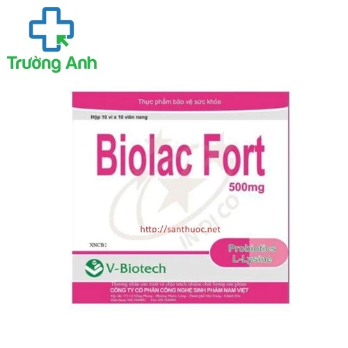 Biolac Fort (vỉ) - Sản phẩm hữu hiệu giúp tăng cường hệ tiêu hóa