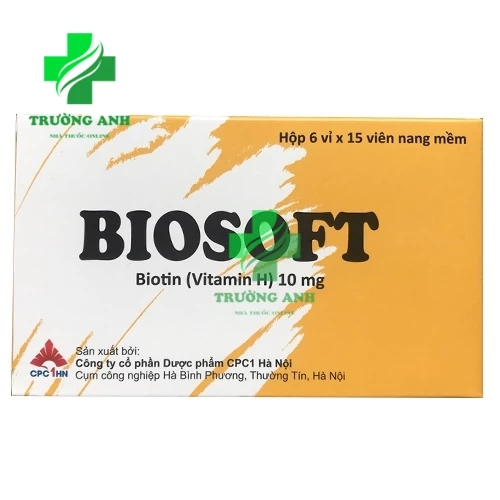 Biosoft - Điều trị các triệu chứng ở da do thiếu vitamin nhóm B