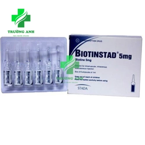 BiotinStad 5mg - Điều trị chứng rụng tóc và viêm da hữu hiệu