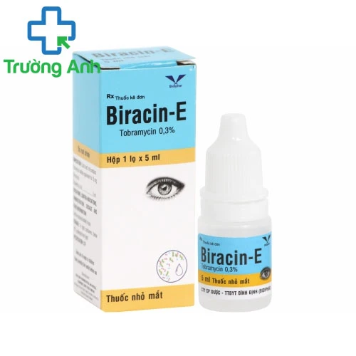 Biracin - E - Thuốc nhỏ mắt chống viêm hiệu quả của Bidiphar