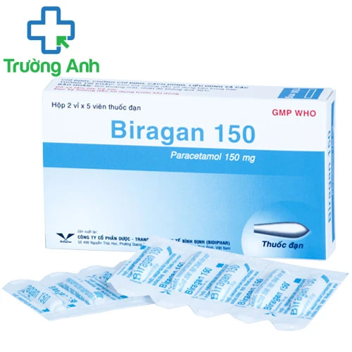 Biragan 150 - Thuốc hạ sốt, giảm đau hiệu quả của Bidiphar