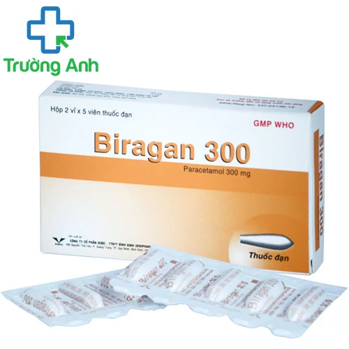 Biragan 300 - Thuốc giảm đau, hạ sốt từ nhẹ đến vừa hiệu quả