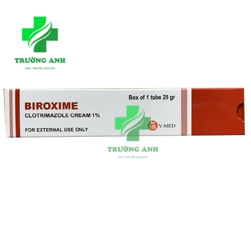 Biroxime Cream - Kem điều trị nhiễm nấm ngoài da hiệu quả của Ấn Độ (10 hộp)