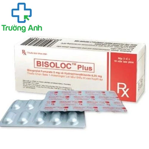Bisoloc Plus 5mg/6.25mg - Thuốc điều trị tăng huyết áp của Pharma