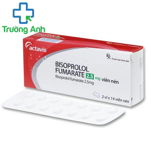 Bisoprolol Fumarate 2.5mg - Thuốc điều trị tăng huyết áp hiệu quả