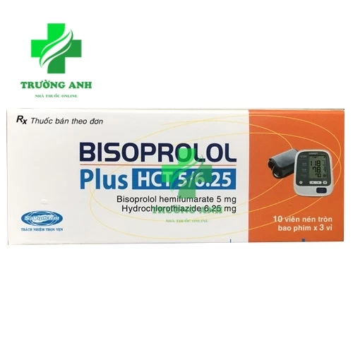 Bisoprolol Plus HCT 5/6.25 - Thuốc điều trị tăng huyết áp hiệu quả