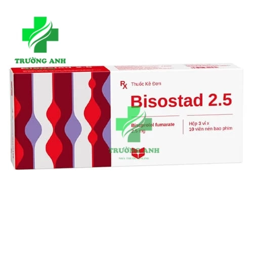 Bisostad 2.5 - Thuốc điều trị tăng huyết áp hiệu quả