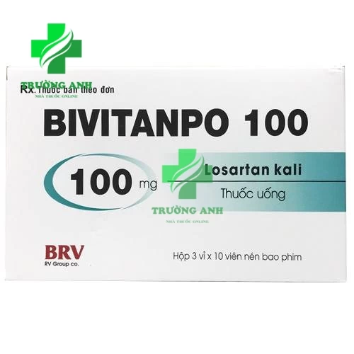 Bivitanpo 100 - Thuốc điều trị tăng HA từ nhẹ đến trung bình