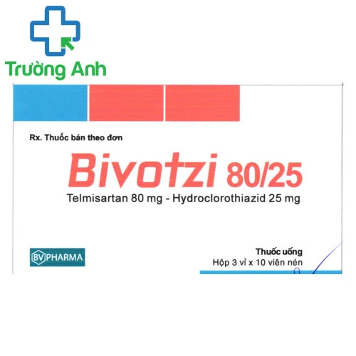 Bivotzi 80/25 - Điều trị ban đầu trong điều trị tăng huyết áp