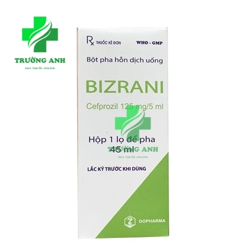 Bizrani 45ml Dopharma - Thuốc điều trị nhiễm khuẩn đường hô hấp