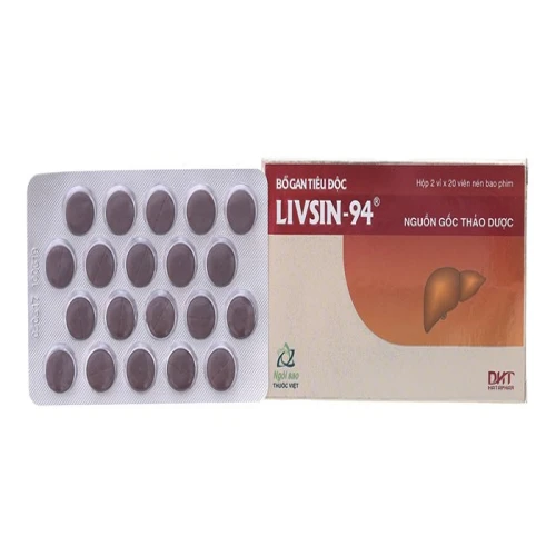 Bổ gan tiêu độc Livsin-94 - Giúp phục hồi và bảo vệ chức năng gan hiệu quả