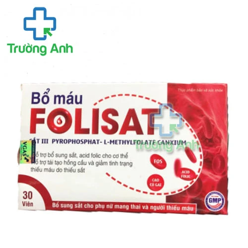 BỔ MÁU FOLISAT VGAS - Sản phẩm hỗ trợ bổ sung sắt và acid folic