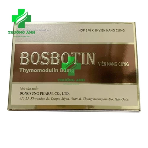 Bosbotin - Thuốc điều trị nhiễm trùng hiệu quả của Hàn Quốc