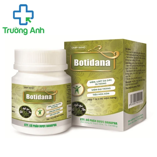 Botidana - Giúp điều trị viêm loét dạ dày tá tràng của Danapha