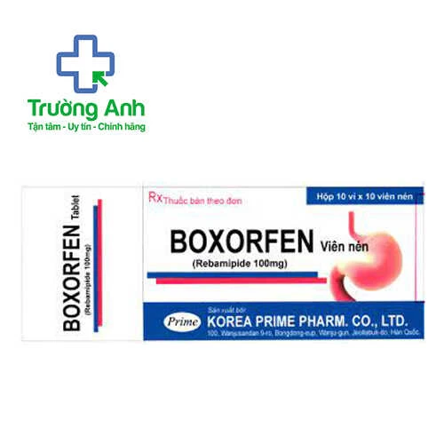 BOXORFEN Tablet - Thuốc điều trị tổn thương niêm mạc dạ dày Korean