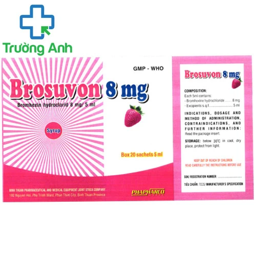 Brosuvon 8mg - Thuốc điều trị nhiễm khuẩn hô hấp hiệu quả