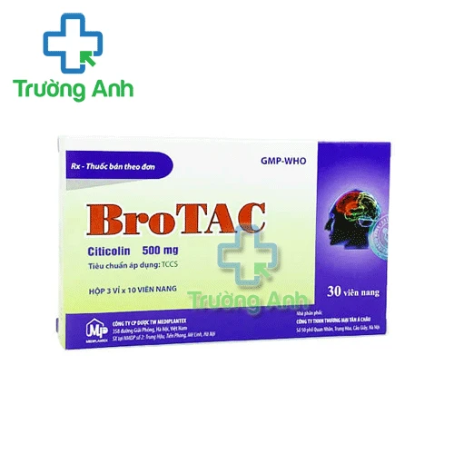 BroTac 500mg - Thuốc điều trị rối loạn tuần hoàn não hiệu quả