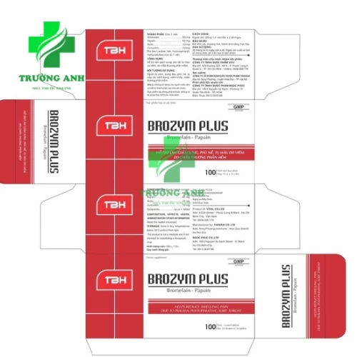 Brozym Plus Takarai - Hỗ trợ làm giảm sưng, phù nề, tụ máu