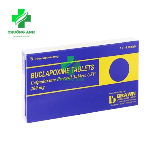 Buclapoxime tablets 200 - Thuốc điều trị nhiễm khuẩn của Ấn Độ