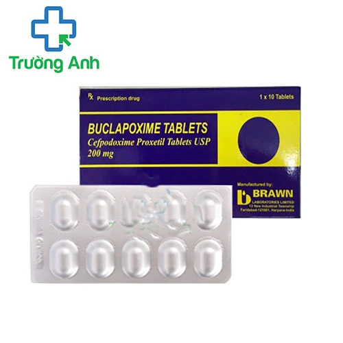 Buclapoxime tablets 200 - Thuốc điều trị nhiễm khuẩn của Ấn Độ