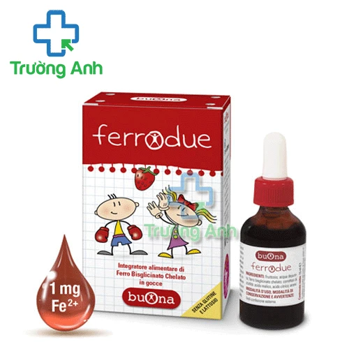 Buona Ferrodue - Giúp bổ sung sắt hữu cơ cho trẻ