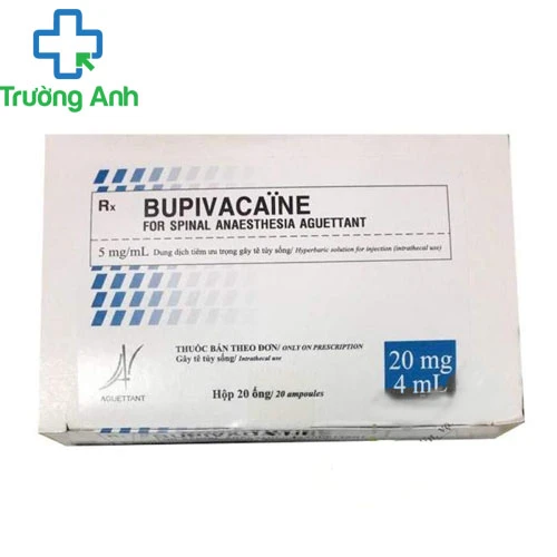 Bupivacain Kabi 20mg/4ml - Thuốc gây tê tủy sống hiệu quả