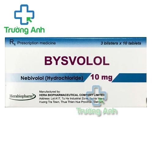 Bysvolol 10mg - Thuốc điều trị tăng huyết áp vô căn của Hera