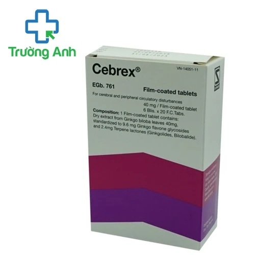 Cebrex 40mg - Thuốc điều trị suy giảm trí nhớ của Đức