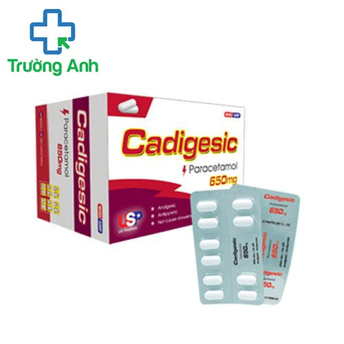 CADIGESIC 650 USP (viên trắng) - Thuốc giảm đau, hạ sốt hiệu quả