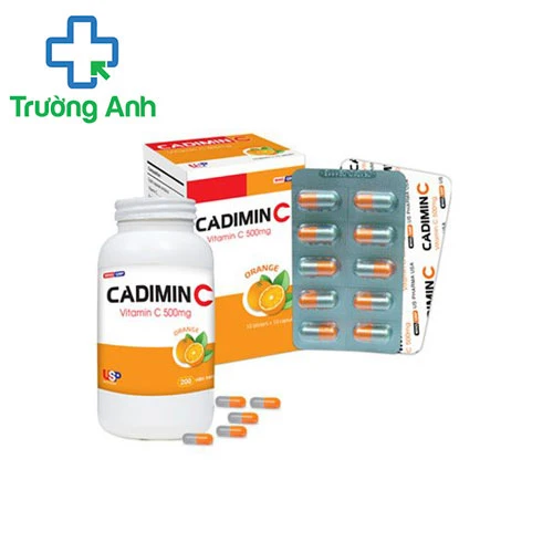 CADIMIN C 500 USP - Điều trị bệnh do thiếu vitamin C hiệu quả