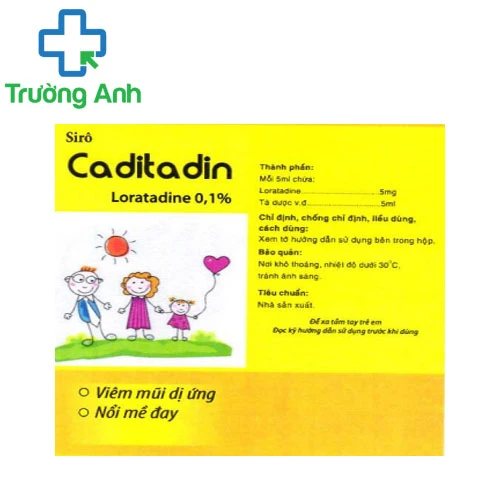 Caditadin 30ml - Thuốc điều trị viêm mũi dị ứng hiệu quả
