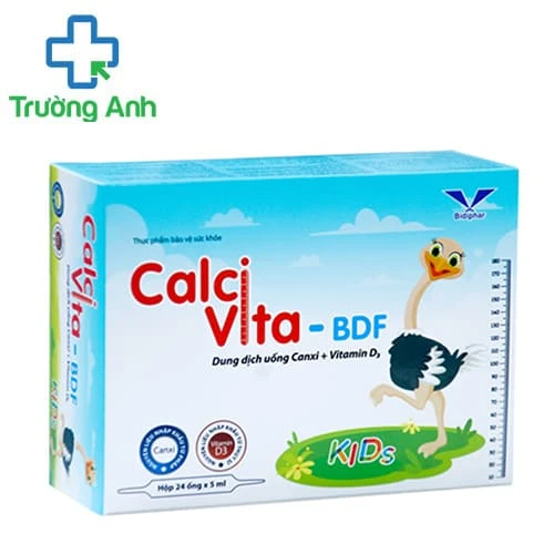 Calci Vita Bidipharb - Giúp phát triển ở trẻ còi xương, suy dinh dưỡng