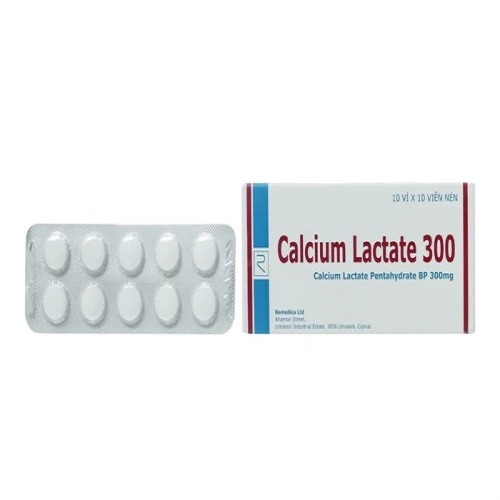 Calcium Lactate 300 Tablets - Điều trị thiếu calcium hiệu quả của Cyprus