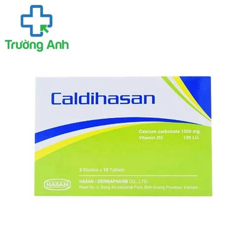 Caldihasan - Điều trị loãng xương, còi xương hiệu quả của Dermapharm