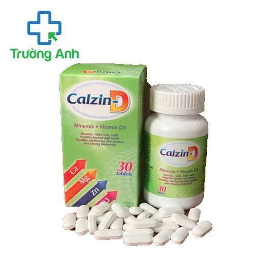 Calzin-D - Giúp bổ sung canxi, vitamin D3, magie hiệu quả