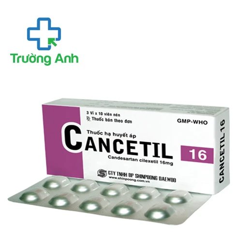 Cancetil 16mg - Thuốc điều trị tăng huyết áp hiệu quả